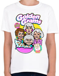 printfashion Granny-díj - Gyerek póló - Fehér (5107569)