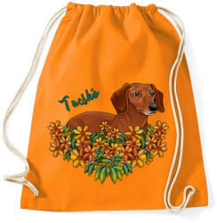 printfashion Tacskó - Sportzsák, Tornazsák - Narancssárga (14504002)