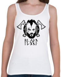 printfashion Vikingek Flóki - Női atléta - Fehér (2130929)