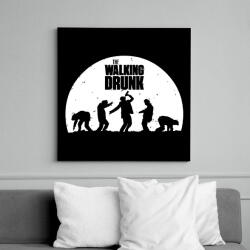 printfashion The Walking Drunk - Vászonkép - Fekete (6646257)