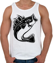 printfashion fish - Férfi atléta - Fehér (5207707)