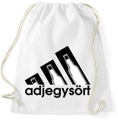 printfashion adjegysört márkaparódia - Sportzsák, Tornazsák - Fehér (13113274)