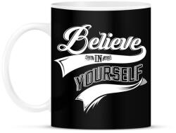 printfashion Higgy magadban! - Bögre - Fekete (792259)