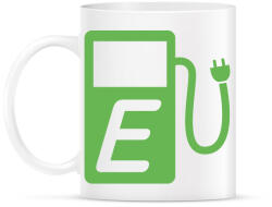 printfashion E-töltőállomás - Bögre - Fehér (12025621)