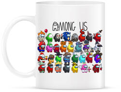 printfashion Among US Caracters - Bögre - Fehér (4666394)