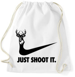 printfashion Just shoot it - Sportzsák, Tornazsák - Fehér (1639971)