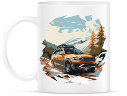 printfashion SUV a hegyekben - Bögre - Fehér (14022952)
