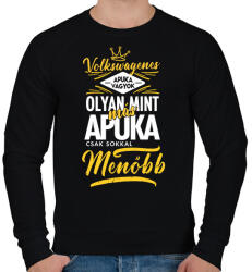 printfashion Volkswagenes apuka - Férfi pulóver - Fekete (4450816)