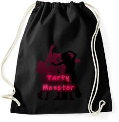 printfashion party monster - Sportzsák, Tornazsák - Fekete (1457391)