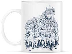 printfashion Farkashegy - Bögre - Fehér (787246)