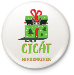 printfashion Cicát mindenkinek - Kitűző, hűtőmágnes - Fehér (10987283)