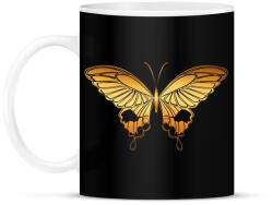 printfashion Pillangó - Bögre - Fekete (1287623)