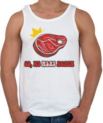 printfashion We meat again - Férfi atléta - Fehér (8201799)