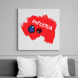 printfashion Impostor - Among us - Vászonkép - Fehér (6634143)