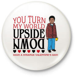 printfashion Strange valentine - Lucas - Kitűző, hűtőmágnes - Fehér (11701315)