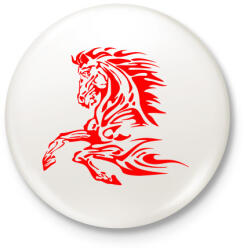 printfashion horse - Kitűző, hűtőmágnes - Fehér (5166695)
