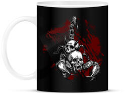 printfashion koponyás skorpió - Bögre - Fekete (14572994)