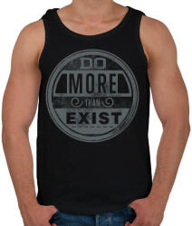 printfashion Do more - Férfi atléta - Fekete (86662)