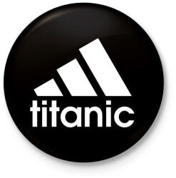 printfashion Titanic 2 - Kitűző, hűtőmágnes - Fekete (3096507)