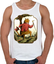 printfashion Vintage macska - Férfi atléta - Fehér (13242960)