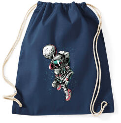 printfashion Zsákoló asztronauta - Sportzsák, Tornazsák - Sötétkék (107368)