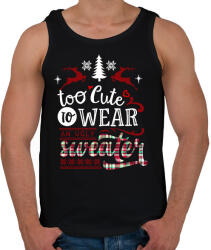 printfashion csúnyapulcsi - Férfi atléta - Fekete (15126431)