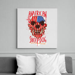 printfashion Amerikai juhászkutya - Vászonkép - Fehér (6620627)