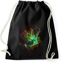 printfashion Tüzet ? - Sportzsák, Tornazsák - Fekete (121527)