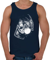 printfashion Denevér - Férfi atléta - Sötétkék (141290)