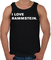 printfashion I love Rammstein. - Férfi atléta - Fekete (2330866)
