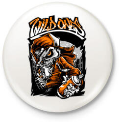 printfashion Vadak - Kitűző, hűtőmágnes - Fehér (3073923)