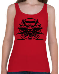 printfashion Witcher farkas - Női atléta - Cseresznyepiros (5458566)