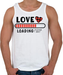 printfashion Love loading - Férfi atléta - Fehér (2184767)