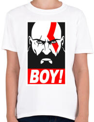printfashion Boy - Gyerek póló - Fehér (925330)