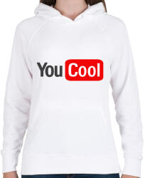 printfashion you cool - Női kapucnis pulóver - Fehér (2792307)