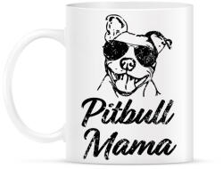 printfashion Pitbull mama - Bögre - Fehér (1197261)