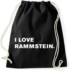printfashion I love Rammstein. - Sportzsák, Tornazsák - Fekete (2330985)