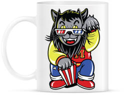 printfashion Mozis macska - Bögre - Fehér (787376)