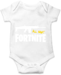 printfashion All night FORTNITE - Baba Body - Fehér (1331211)