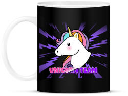 printfashion UNICORN TEAM - Bögre - Fekete (11598798)