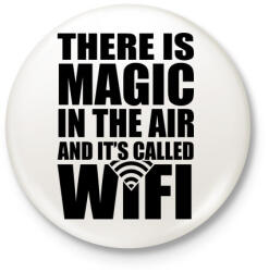 printfashion Magic WiFi - Kitűző, hűtőmágnes - Fehér (3076572)