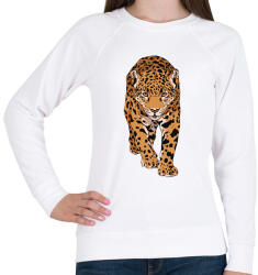 printfashion Jaguár - Női pulóver - Fehér (11657718)