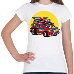 printfashion Tűzoltókocsi - Női póló - Fehér (13499408)