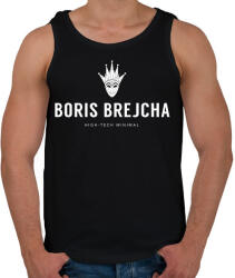 printfashion Boris Brejcha - high-tech minimal - Férfi atléta - Fekete (13606220)