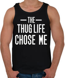 printfashion Thug Life - Férfi atléta - Fekete (1582949)