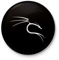 printfashion Kali linux - Kitűző, hűtőmágnes - Fekete (3529312)