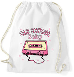 printfashion Old School Baby - Sportzsák, Tornazsák - Fehér (13303363)
