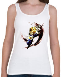 printfashion dragon ball super-saiyan-blue-goku - Női atléta - Fehér (4191127)