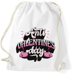 printfashion Anti Valentine's - Sportzsák, Tornazsák - Fehér (4302196)