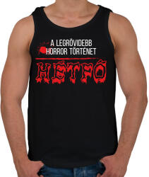 printfashion Horror történet - Férfi atléta - Fekete (7851158)